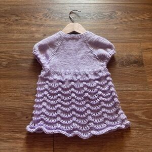 Handmade Baby Scallop Dress
